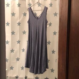 Gap Ribbed Softspun Sleeveless Midi Dress